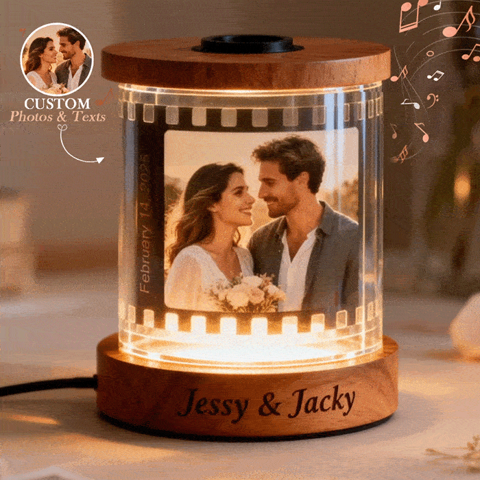 Personalizedmusic Film Night Light With Engraving Option – The Perfect Valentine's Day Gift For Couples