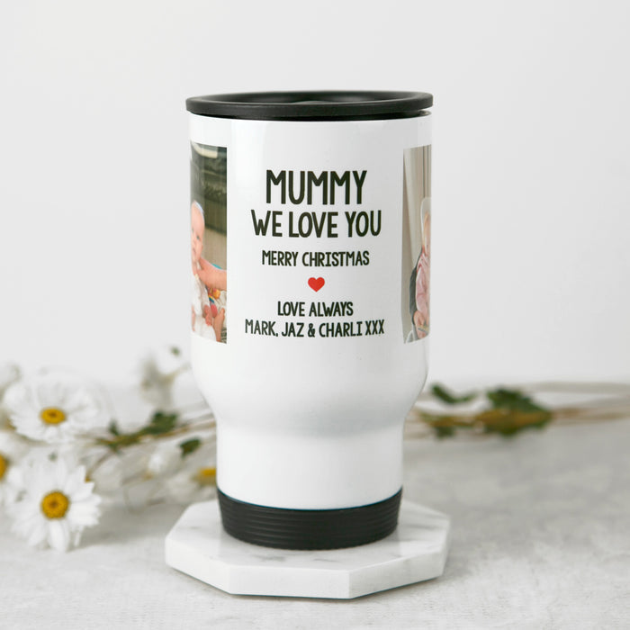 Photo Printed Stainless Steel Insulated Travel Mug 440 ml