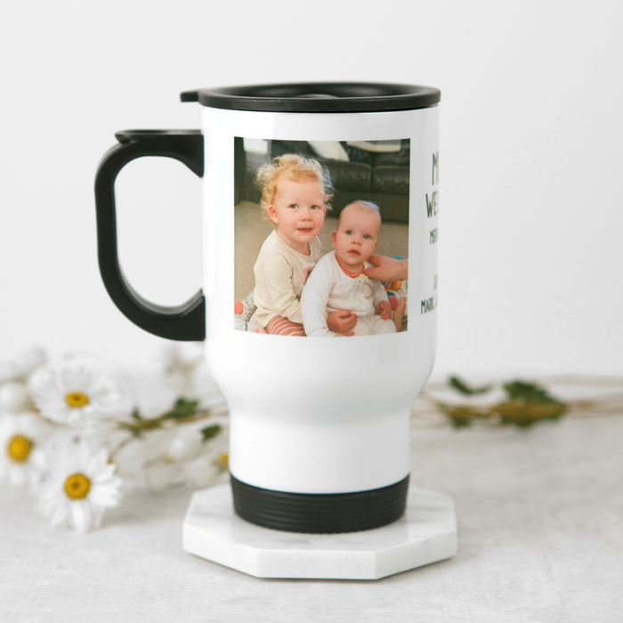 Photo Printed Stainless Steel Insulated Travel Mug 440 ml