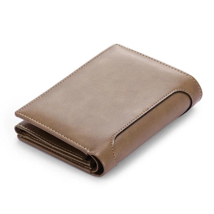 Men's Photo Custom Wallet Brown Personalized Gifts - For Fathers