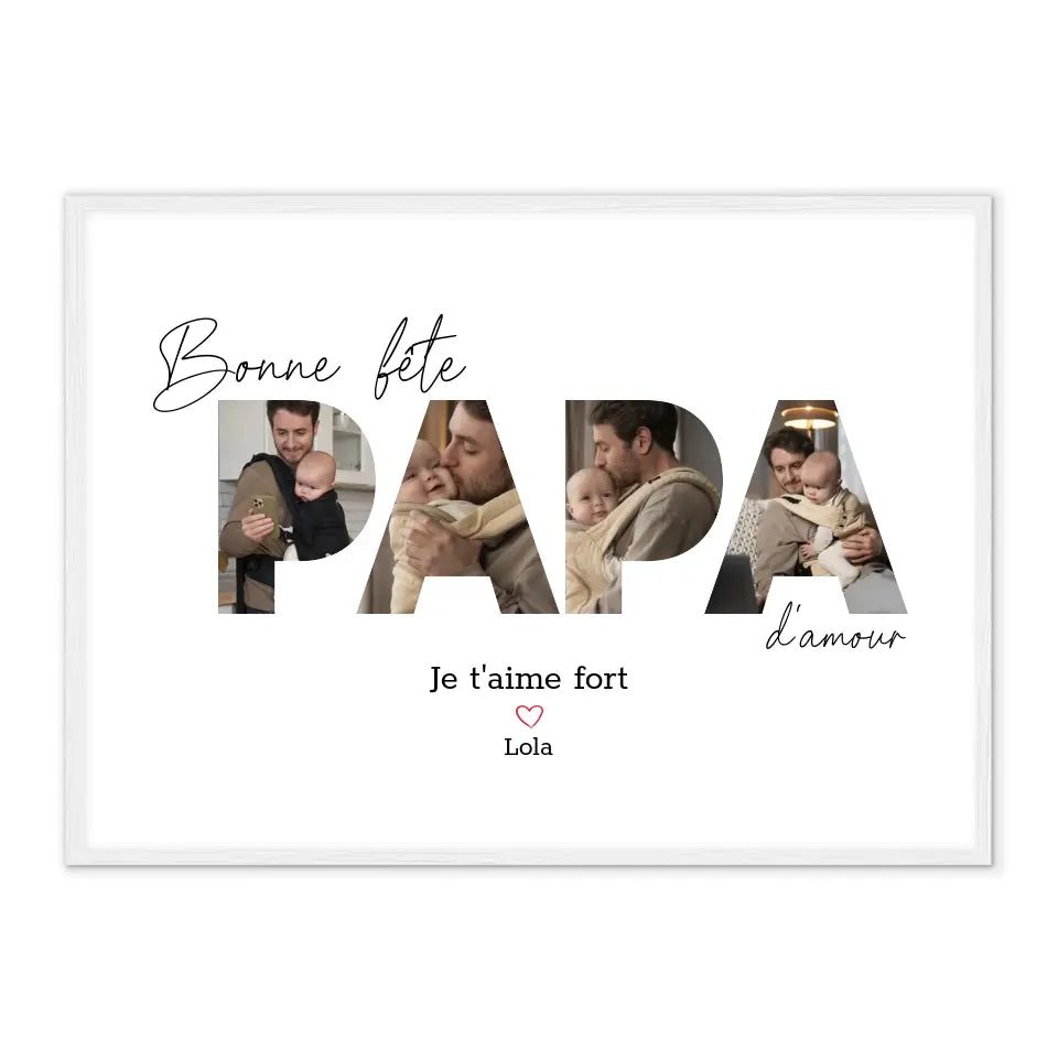 Happy Father's Day - Personalized Poster