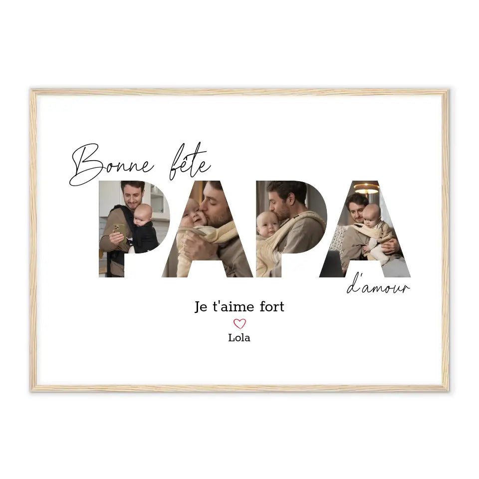 Happy Father's Day - Personalized Poster