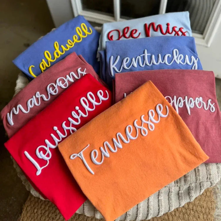 Custom Mama 3D Puff Embroidery Sweatshirt/T-shirt/Hoodie
