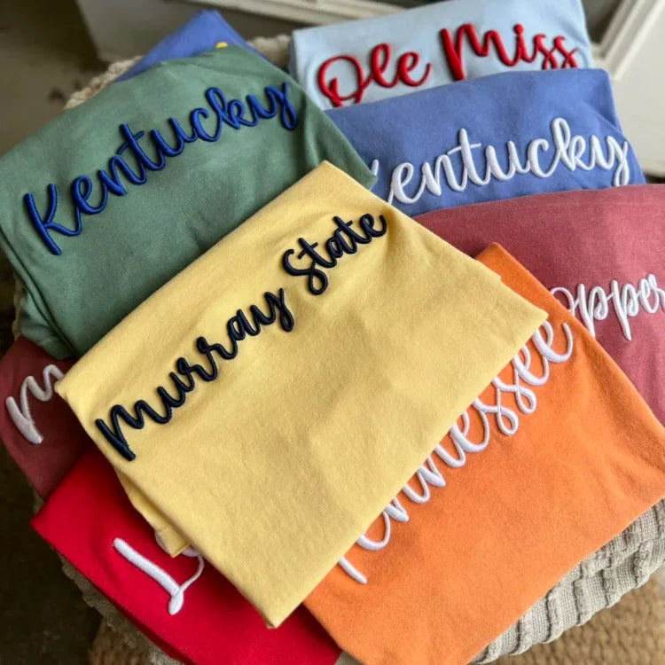 Custom Mama 3D Puff Embroidery Sweatshirt/T-shirt/Hoodie