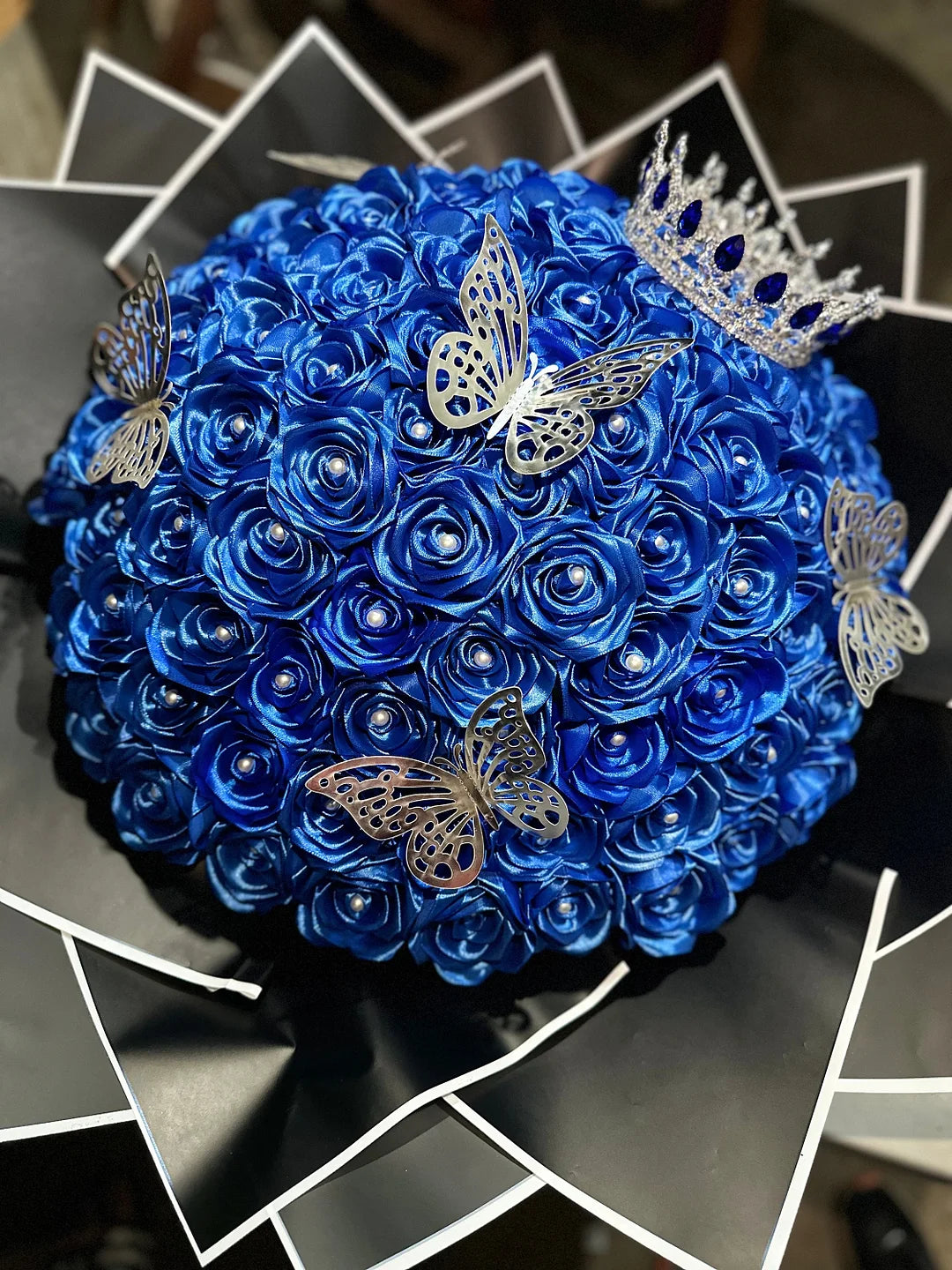 💕Eternal Roses - HandMade From Satin Ribbon(Never Wither)