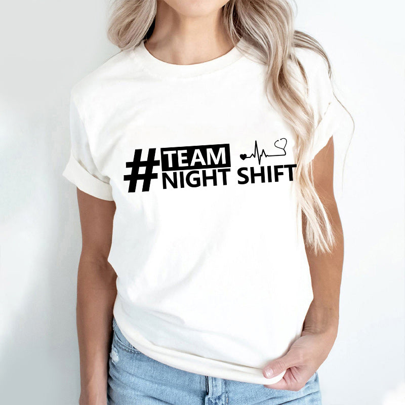 Team Night Shift Nurse T-Shirt