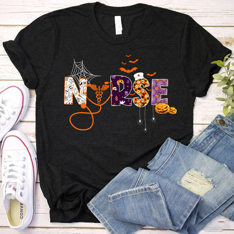 Nurses Also Celebrate Halloween T-Shirt