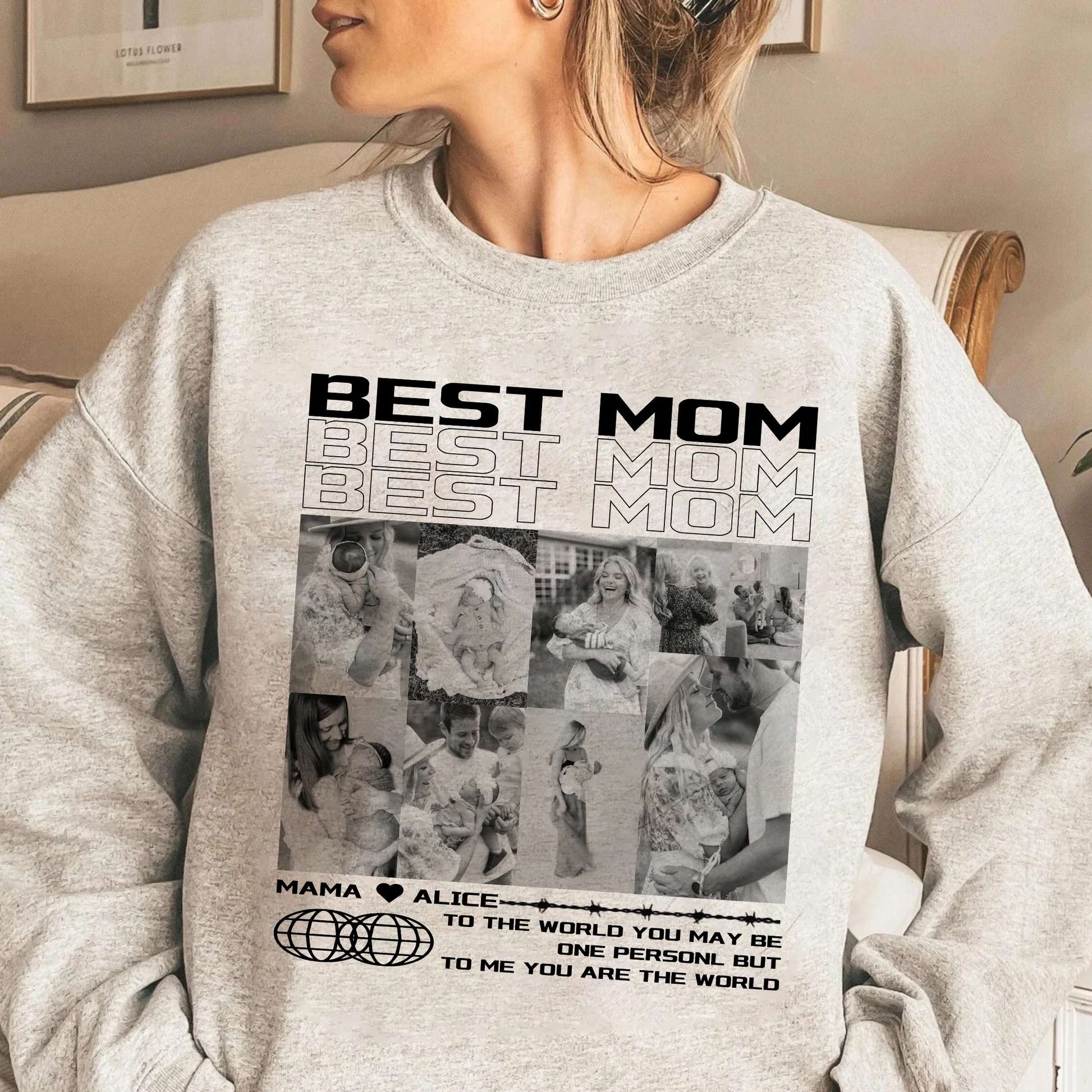 Klamay™ Unique Custom Photo Tee 💗 Crewneck 💗 Hoodie