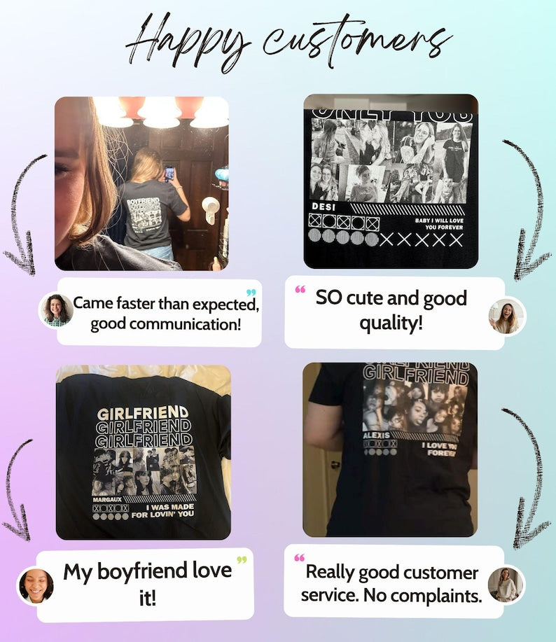 Personalized Photo Hoodie Gifts for Girlfriends