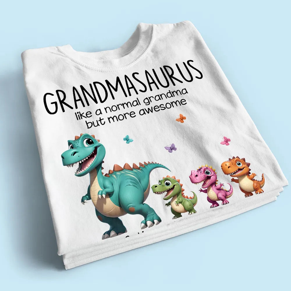 Personalized Grandmasaurus With Kids Names Dinosaurs Sweatshirt