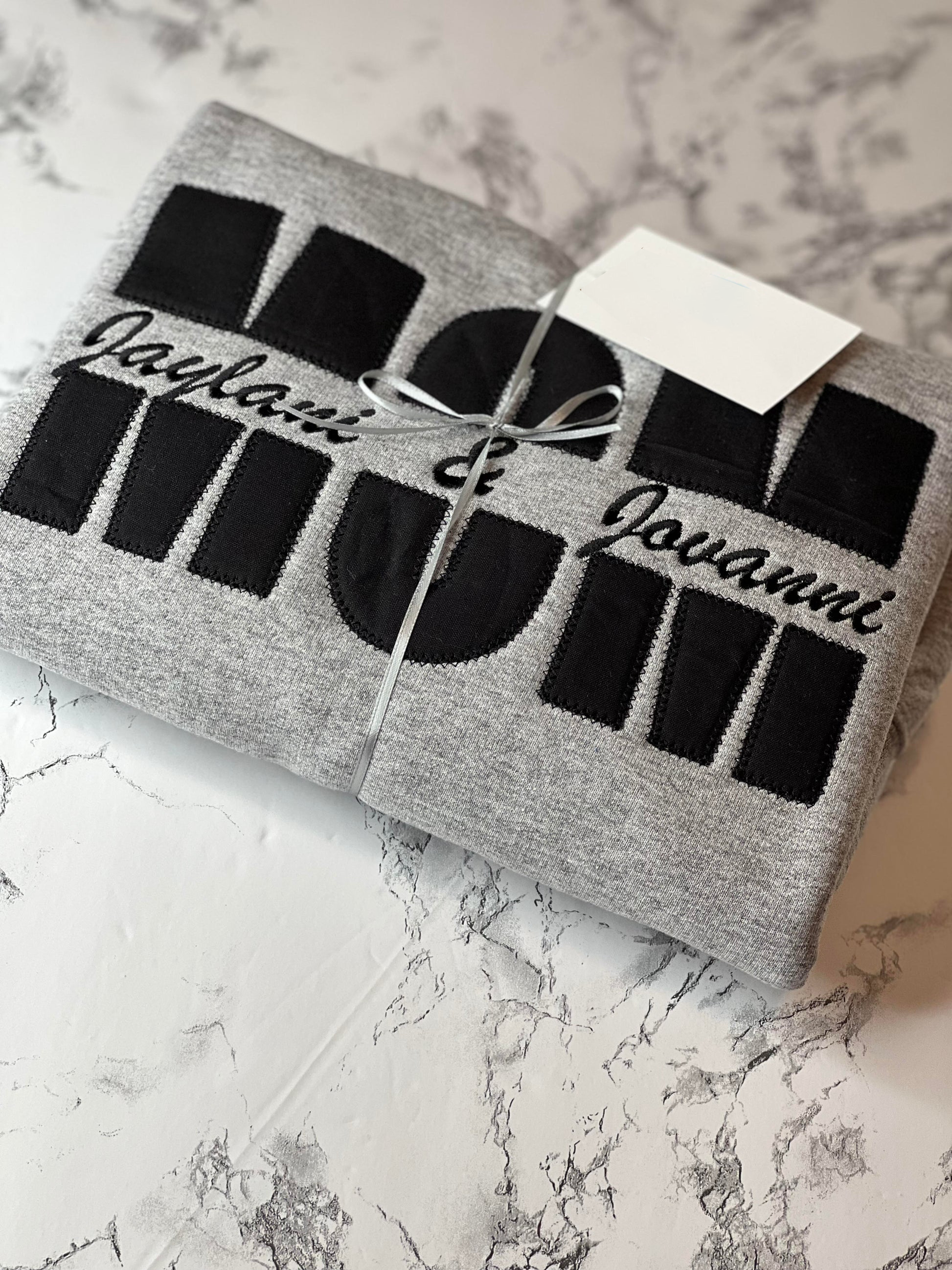 Custom Split MOM Crew Embroidered Sweatshirt