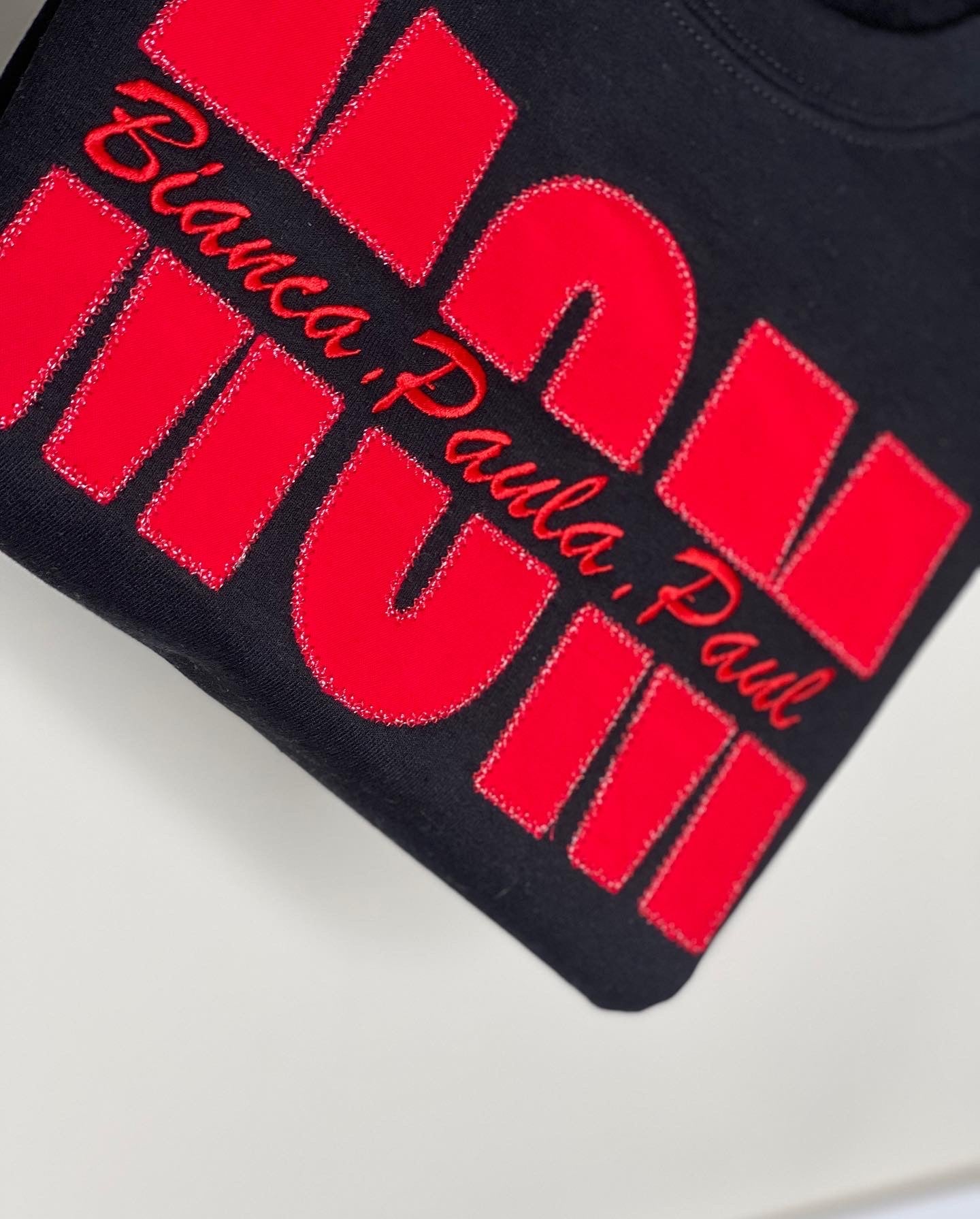 Custom Split MOM Crew Embroidered Sweatshirt