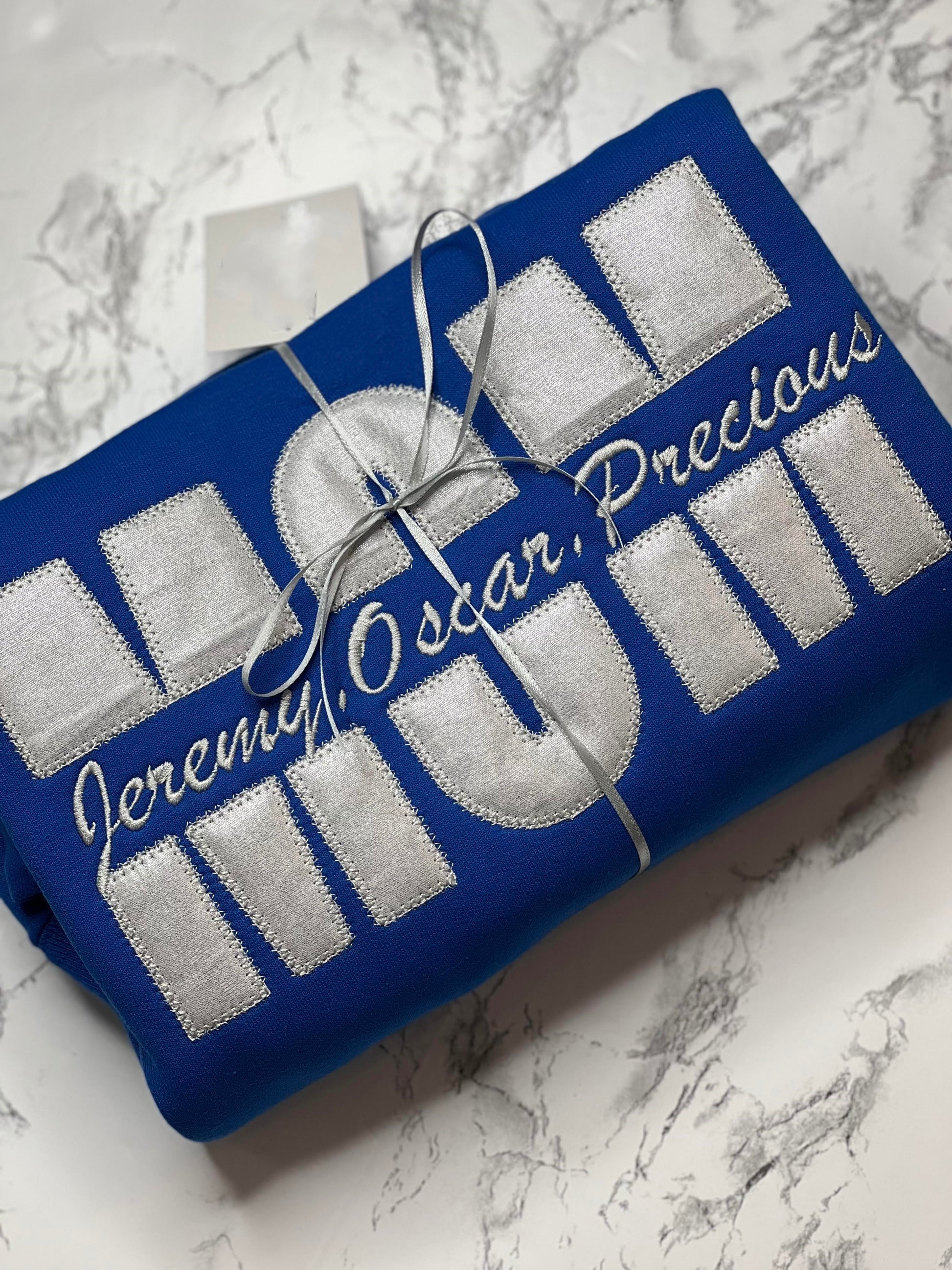 Custom Split MOM Crew Embroidered Sweatshirt