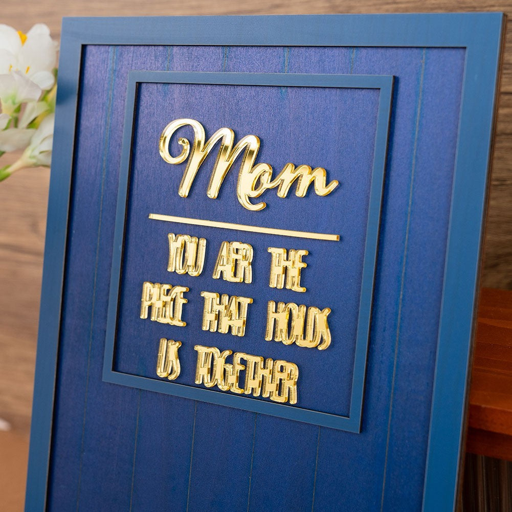 Custom Mother's Day Puzzle Sign With Child's Name