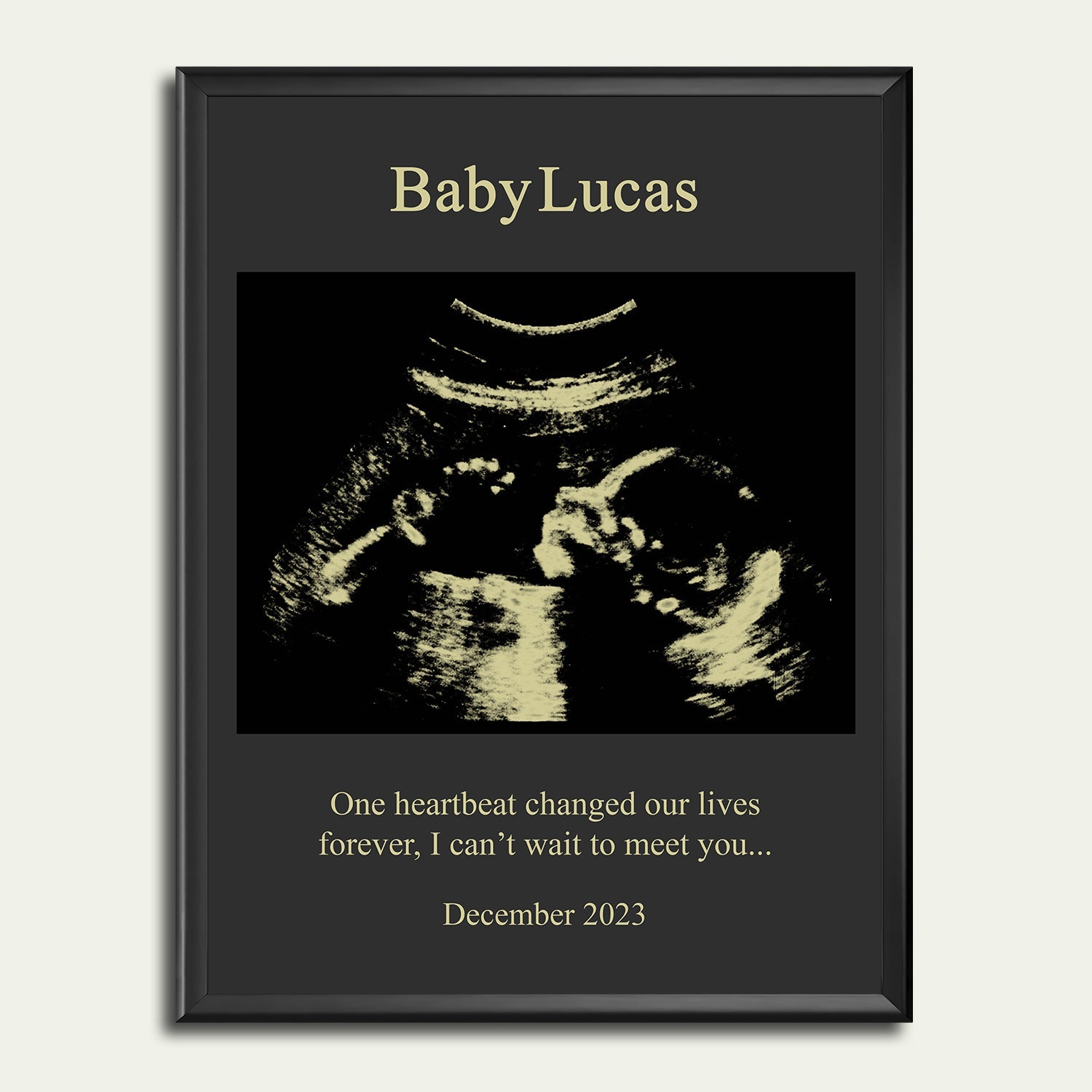Customised Baby Ultrasonic Art Photo Frame