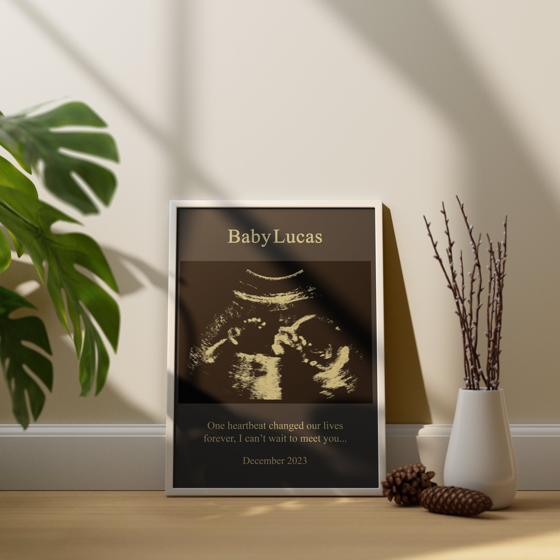 Customised Baby Ultrasonic Art Photo Frame