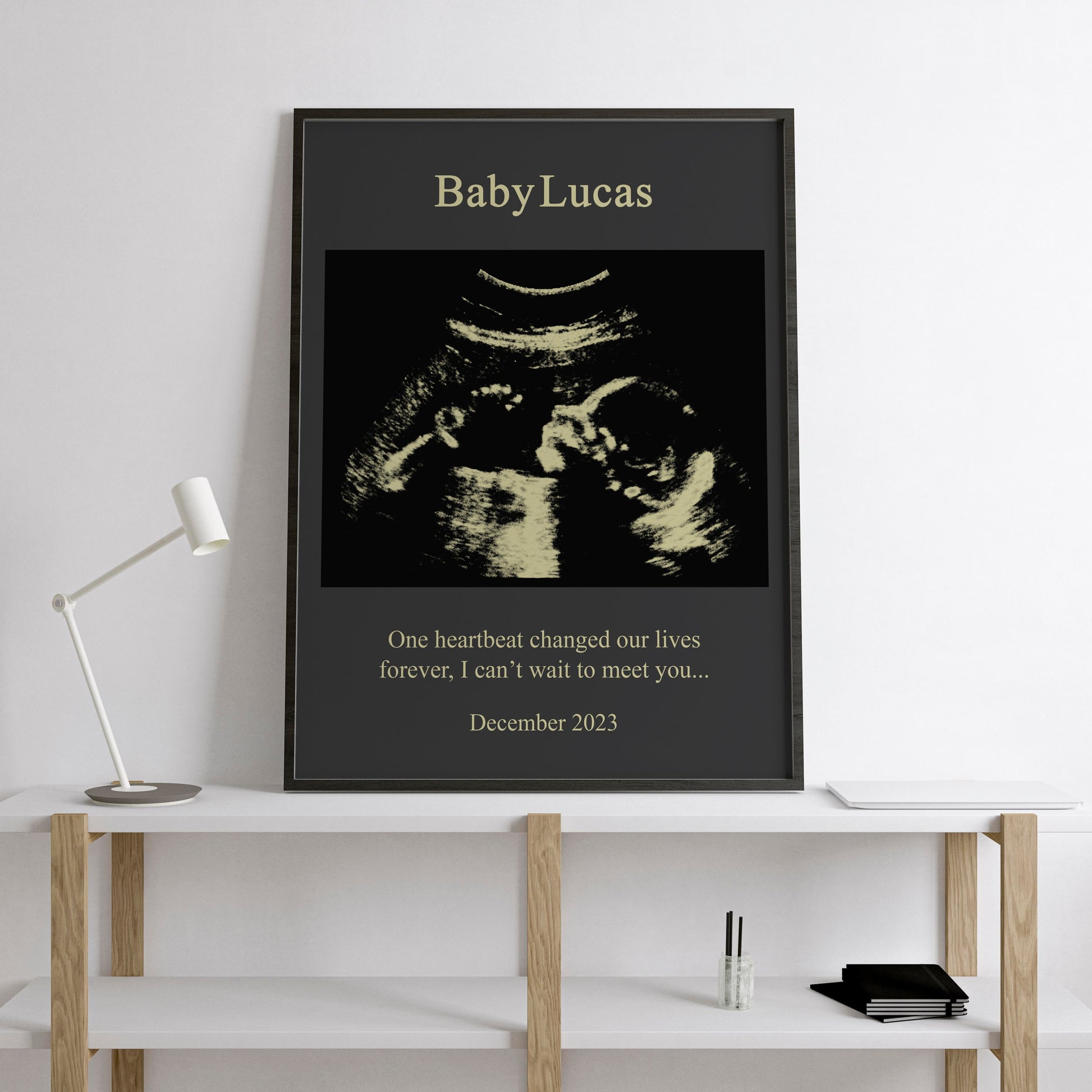 Customised Baby Ultrasonic Art Photo Frame