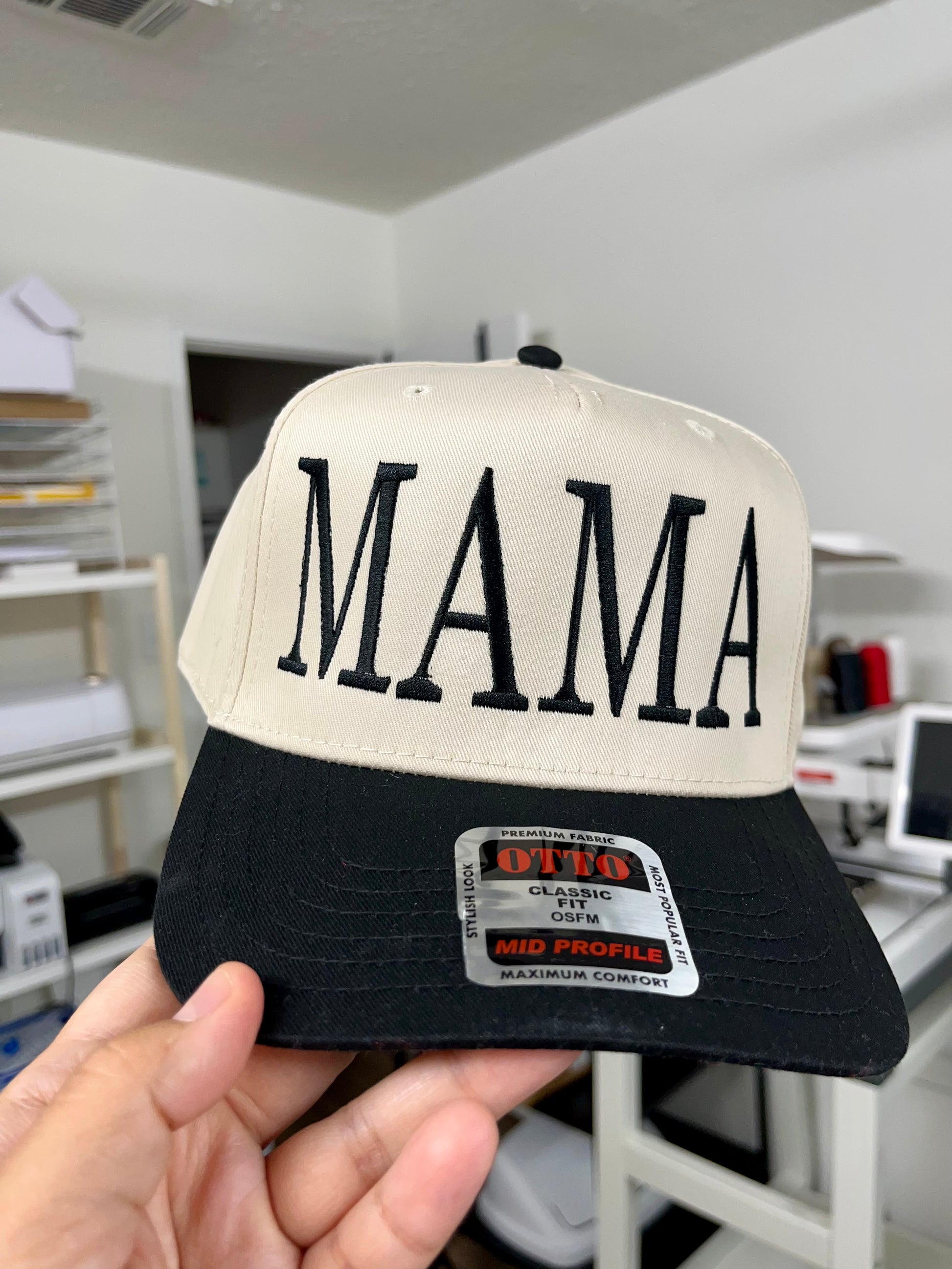 Custom MAMA Embroidered Hat
