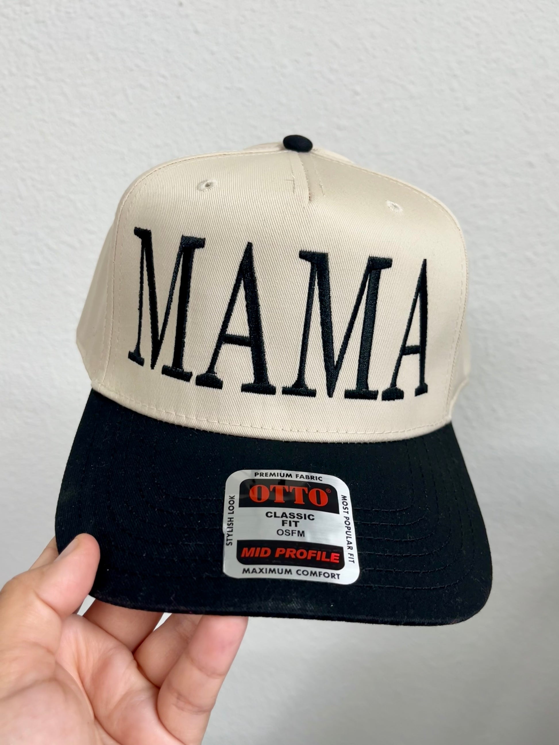Custom MAMA Embroidered Hat