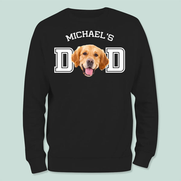 Custom Photo Dog Cat Dad Shirt, Father's Day Gift