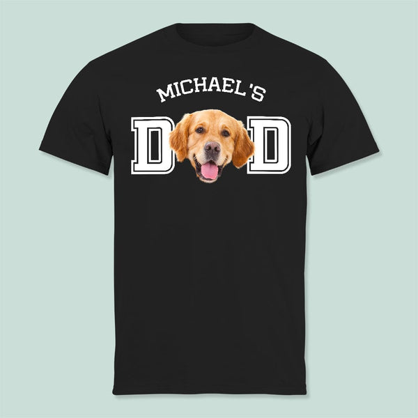 Custom Photo Dog Cat Dad Shirt, Father's Day Gift