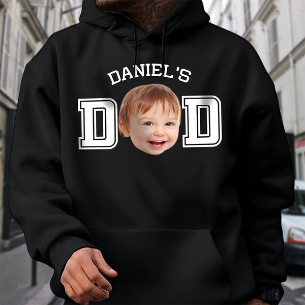 Custom Kid Photo Dad Shirt Father's Day Gift