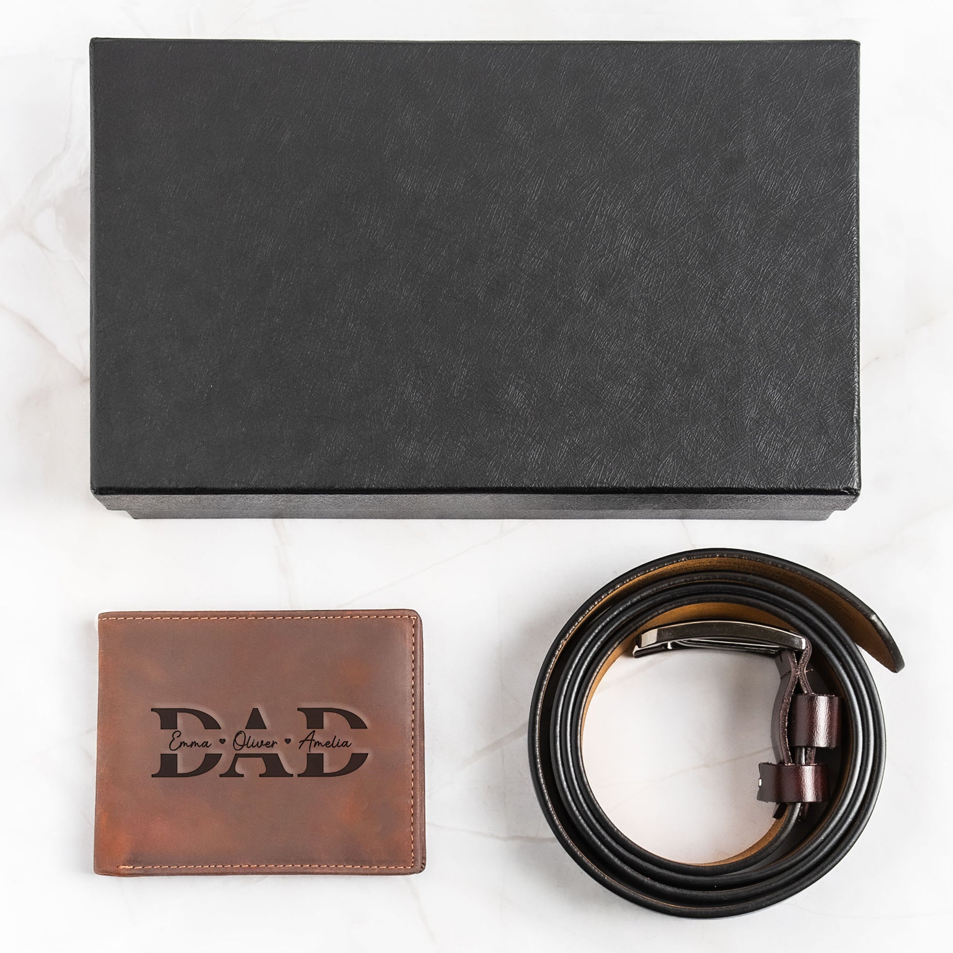 Reminder We Love You For Dad - Father's Day Leather Gift Box Set