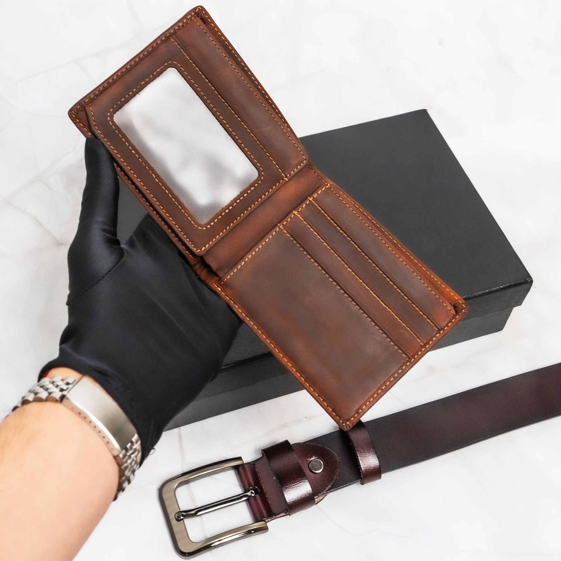 Reminder We Love You For Dad - Father's Day Leather Gift Box Set