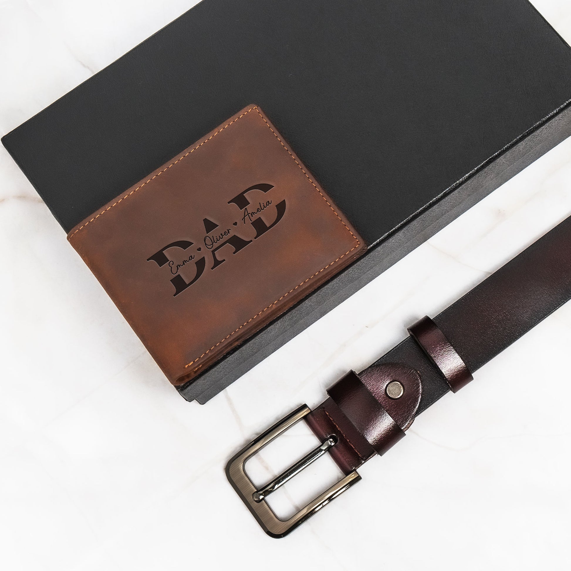 Reminder We Love You For Dad - Father's Day Leather Gift Box Set