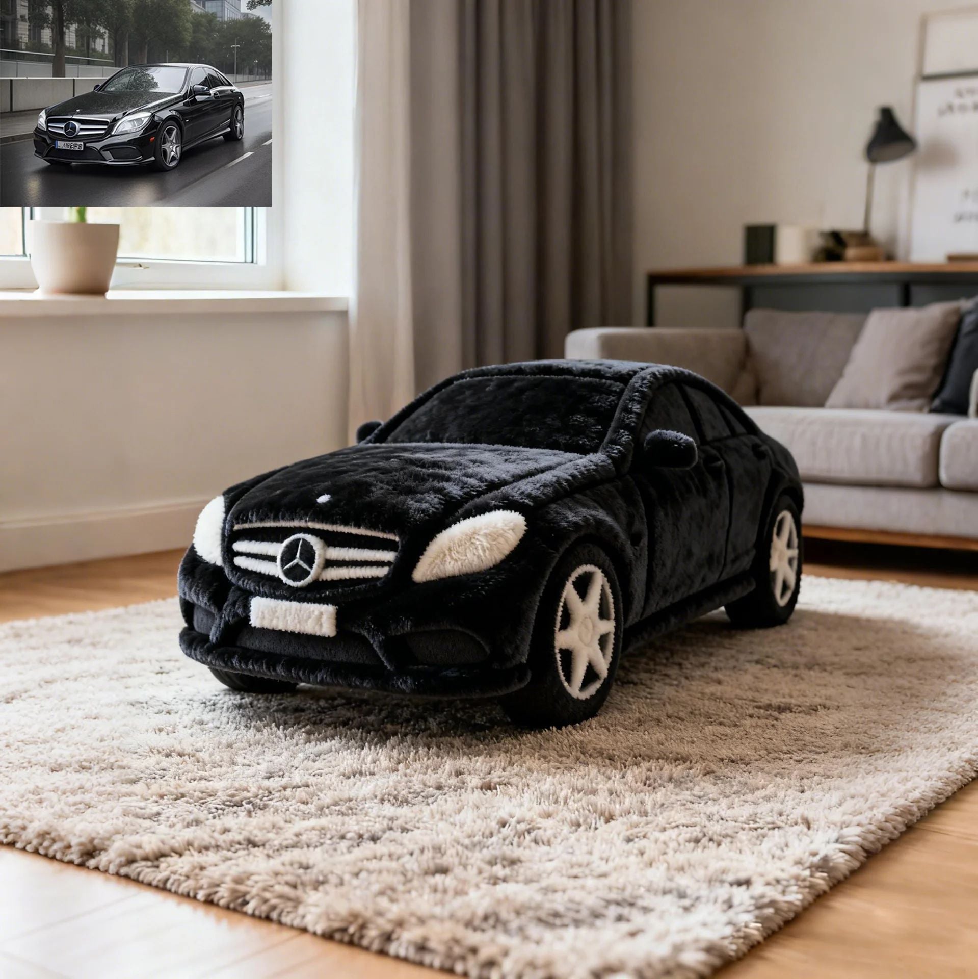 Custom Car Photo Pillow - Unique Gift For Car Lovers