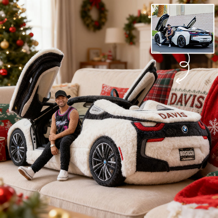 Custom Car Lover Photo Pillow