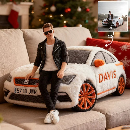 Custom Car Lover Photo Pillow