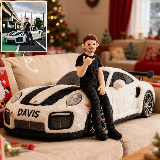 Custom Car Lover Photo Pillow