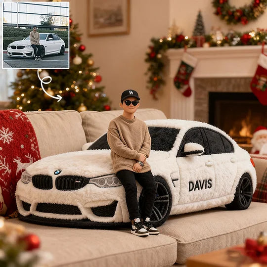 Custom Car Lover Photo Pillow