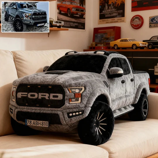 Custom Pickup Truck Photo Cushion – Personalized Plush Pillow for Pickup Fans