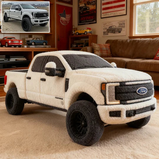 Custom Pickup Truck Photo Cushion – Personalized Plush Pillow for Pickup Fans