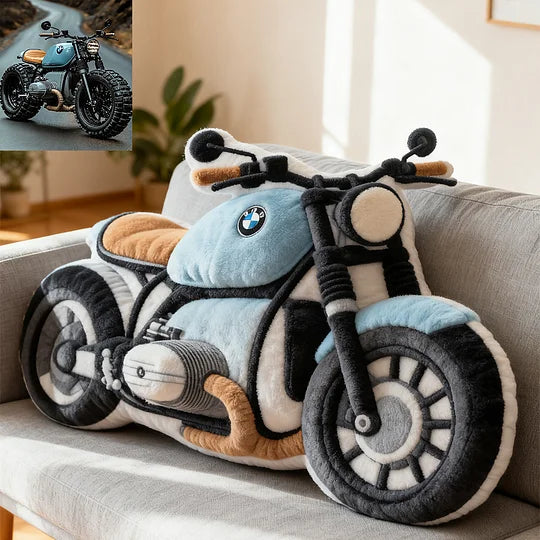 Personalized Motorcycle Photo Pillow