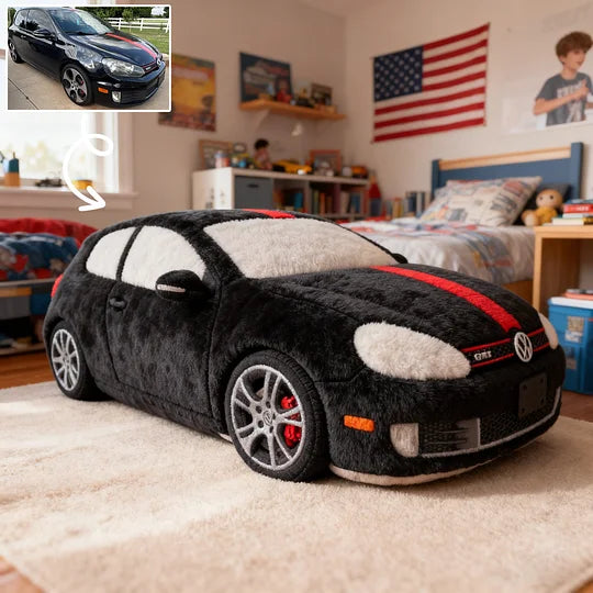 Custom Car Photo Pillow – The Perfect Gift for Little Car Enthusiasts