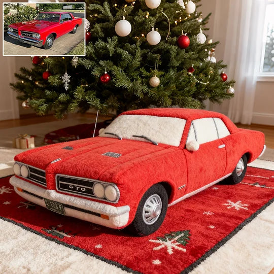 Classic Pontiac GTO Muscle Car Pillow – Retro Car Lovers Gift