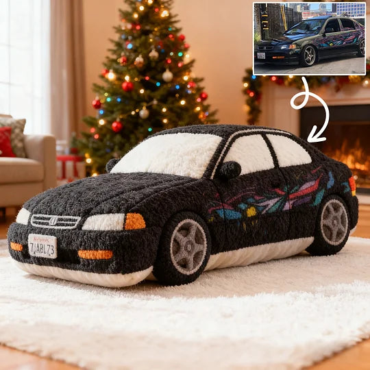 Custom Plush Car Pillow – Personalized Vehicle Photo Cushion for Auto Lovers