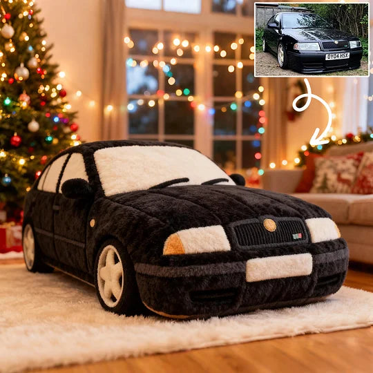 Custom Plush Car Pillow – Personalized Vehicle Photo Cushion for Auto Lovers