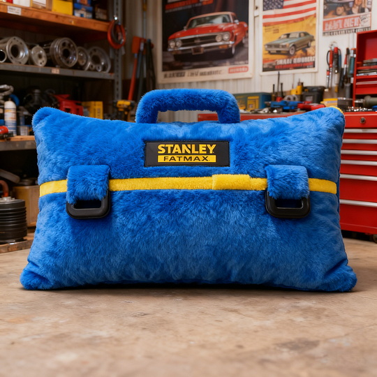 Custom Toolbox Pillow – Personalized Tool Box Decor for Gearheads & Garage Lovers