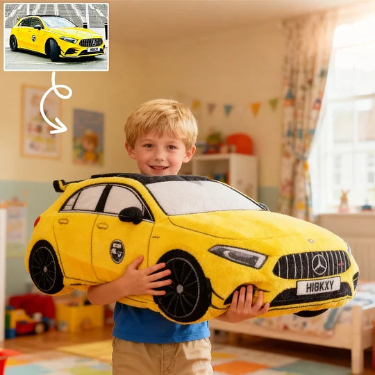 Personalised Car Photo Cushion – Perfect Gift for Little Car Lovers