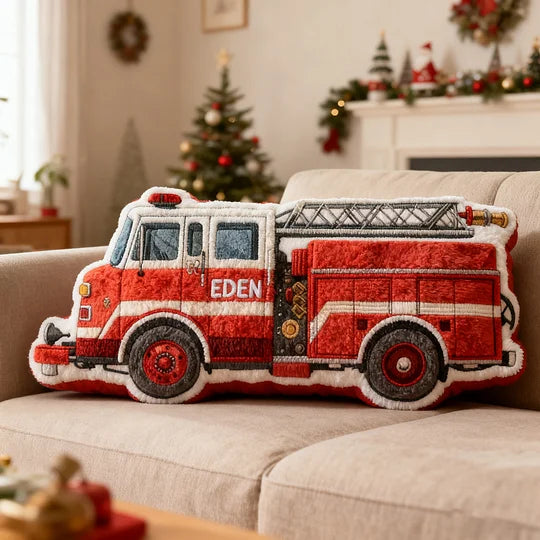Personalized Fire Truck/Ambulance Pillow
