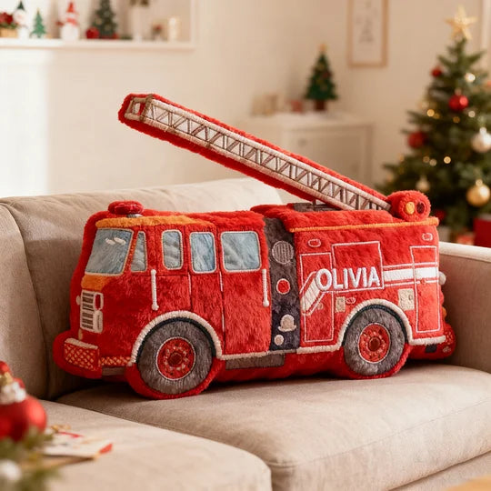Personalized Fire Truck/Ambulance Pillow
