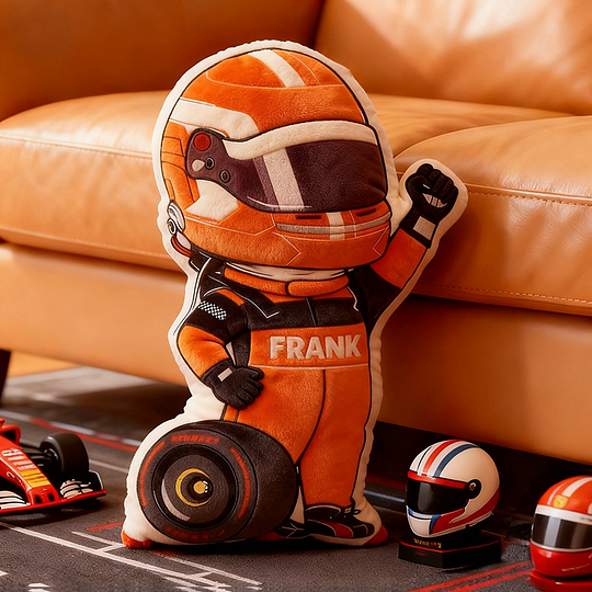 Personalized Racer and Tires Throw Pillow Custom Name Graphic 3D Print Design Cushion Gift for Racers and Racing Lovers