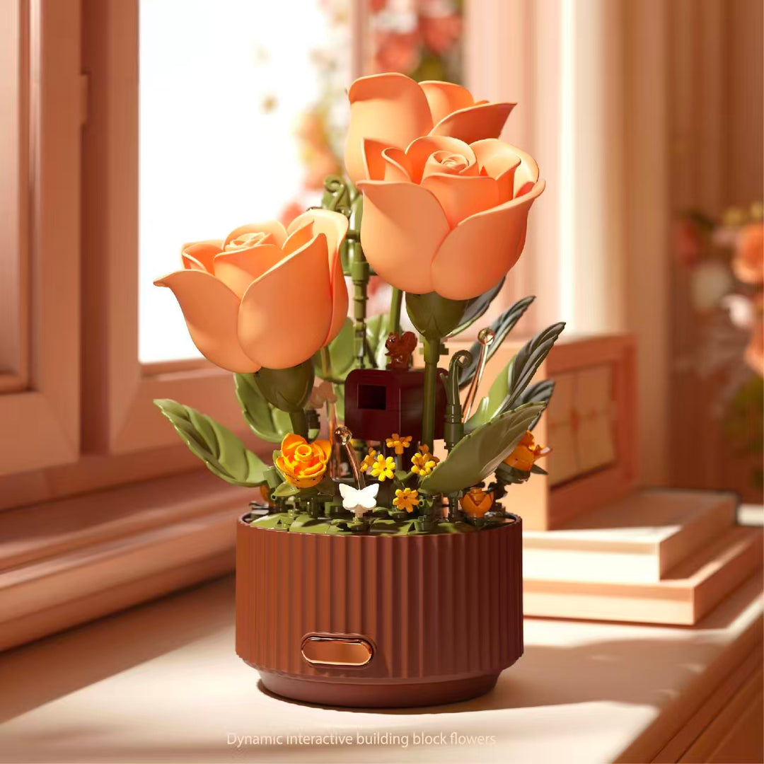 Forever Bloom Blocks 3d Puzzle, The Perfect Gift For Couples