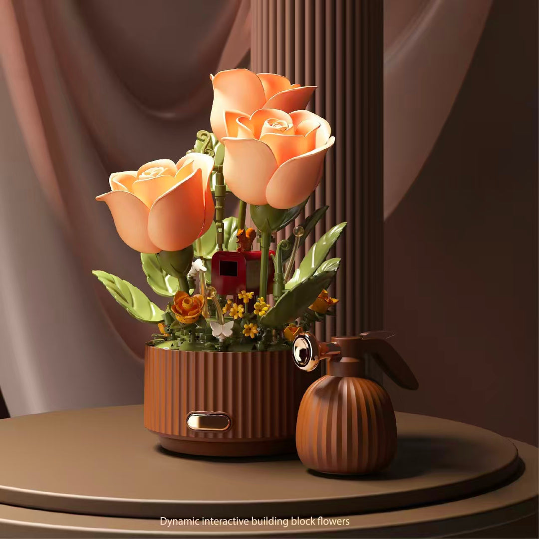 Forever Bloom Blocks 3d Puzzle, The Perfect Gift For Couples