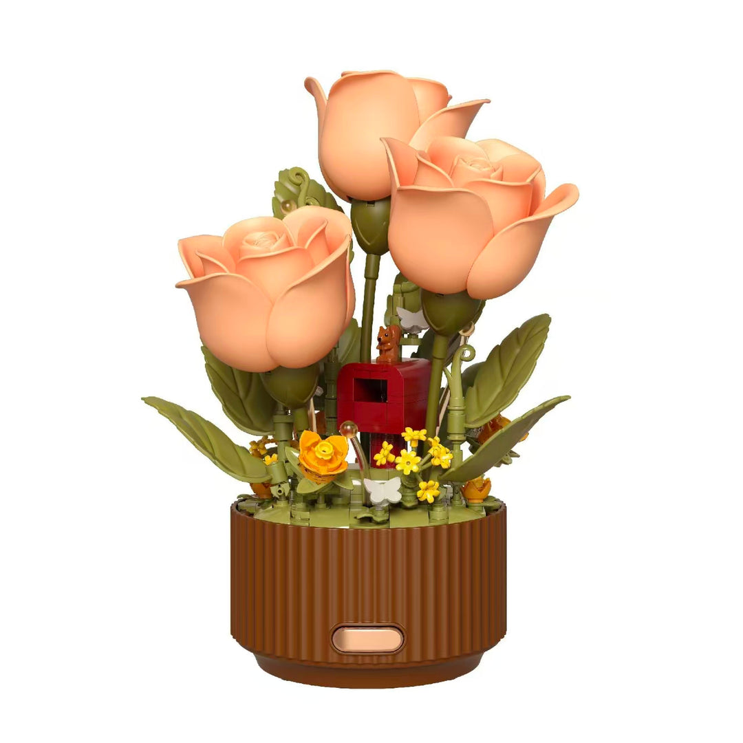 Forever Bloom Blocks 3d Puzzle, The Perfect Gift For Couples