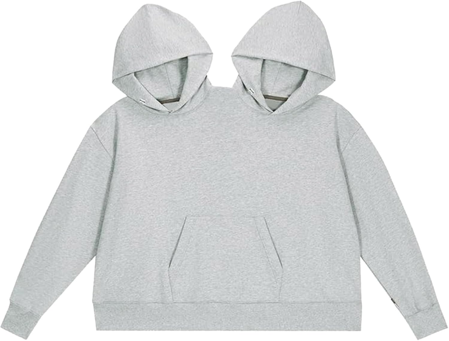 Personalized Oversized, Extra-Large Hooded Sweatshirt, Perfect For Two People, Never Separated - An Ideal Gift For Couples